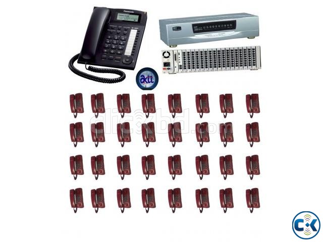 PABX System 40 Line 40 Telephone Set Full Package large image 0