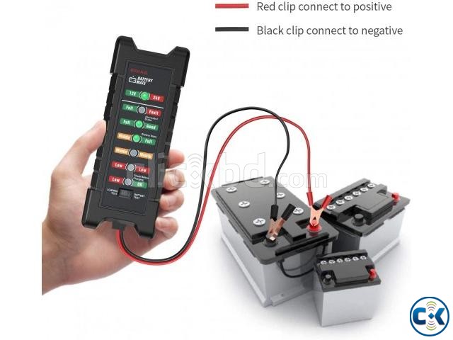 Battery Tester BM410 12V-24V Car Digital Alternator Tester large image 2