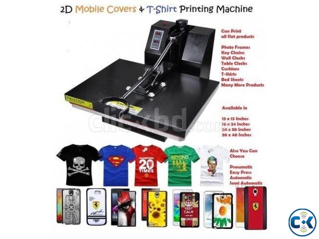 T shirt Heat Press Machine 15 x15  large image 1