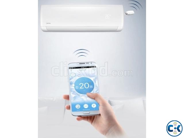 Midea 1.0 Ton Wi-Fi Support Inverter AC large image 1