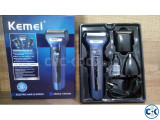 Small image 3 of 5 for Kemei Km-6330 Double Battery 600mAh 3 in 1 Hair Clipper Groo | ClickBD