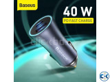 Small image 5 of 5 for Baseus Golden Contactor Pro 40W Car Charger with USB to Type | ClickBD