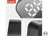 Small image 5 of 5 for HAVIT MX701 Bluetooth Speaker Alarm Clock Wireless LED Displ | ClickBD