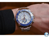 Small image 4 of 5 for Rolex Yacht Master II White Dial Blue Bezel Stainless Steel | ClickBD