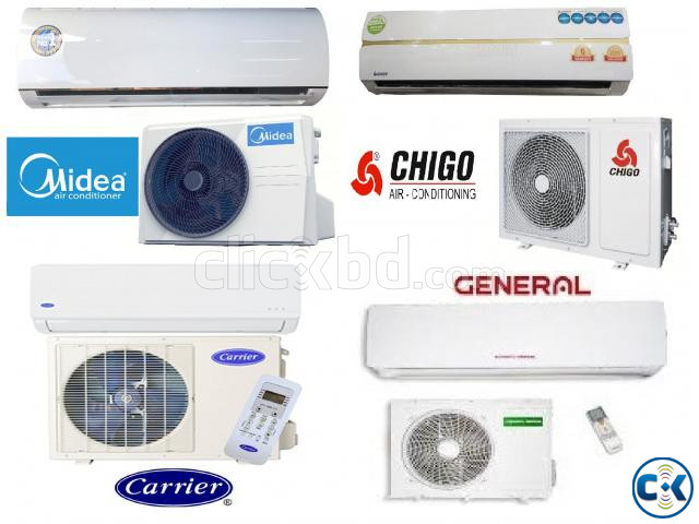 Midea 1.0 Ton Air conditioner split type ac large image 1