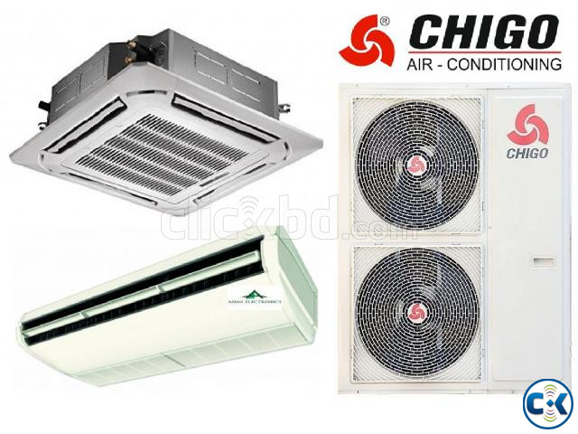 Chigo 5.0 Ton Cassette Ceiling type AC 60000 BTU large image 4