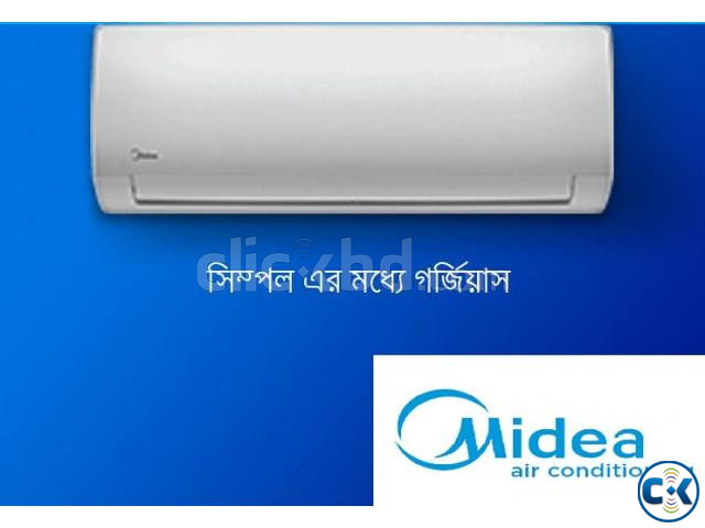 Midea 2.5 Ton Non Inverter Energy Saving split type AC large image 1