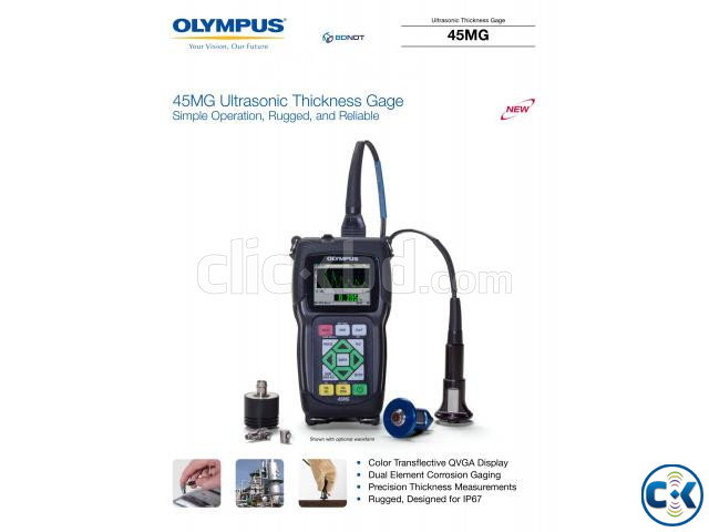 Olympus 45MG Ultrasonic Thickness Gauge large image 0