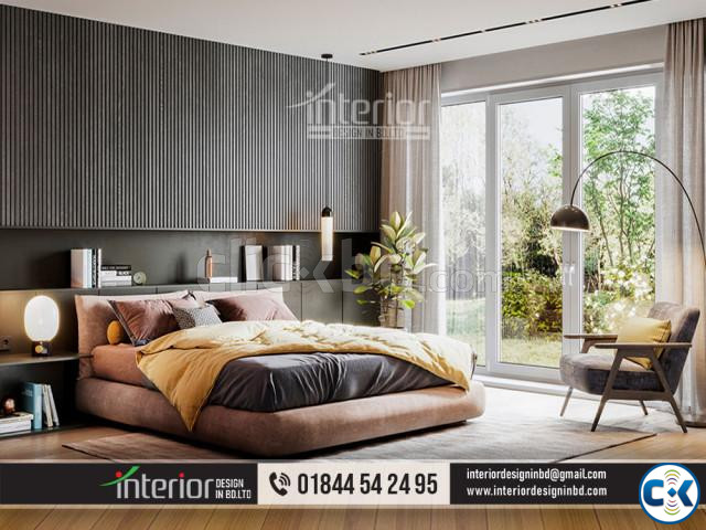 Flat Bedroom Interior Design in Bangladesh. large image 3