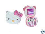 Small image 2 of 5 for Hello Kitty K688 Mini Folding Mobile Phone - White | ClickBD