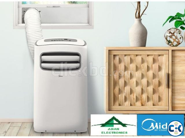 Midea 1.0 ton portable ac mobile type 12000 BTU large image 1