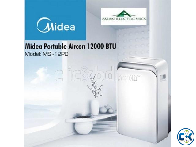 Midea 1.0 ton portable ac mobile type 12000 BTU large image 4