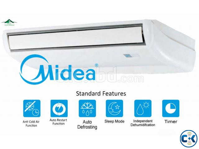 Midea 4.0 Ton ceilling cassette type air conditioner large image 3