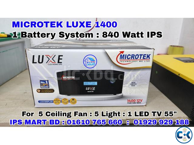 MICROTEK IPS LUXE 1400 VA 840 Watt IPS large image 1