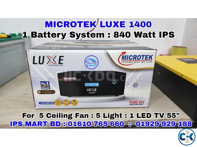 MICROTEK IPS LUXE 1400 VA 840 Watt IPS large image 2