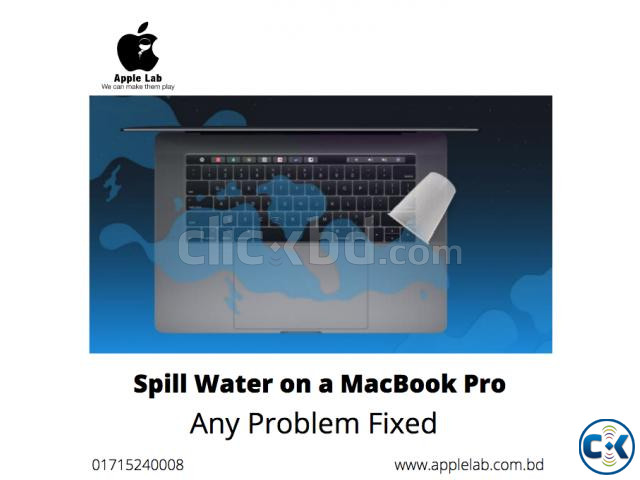 Spill Water on a MacBook Pro large image 0