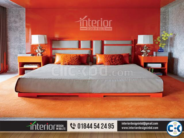 Flat Bedroom Interior Design in Bangladesh large image 3