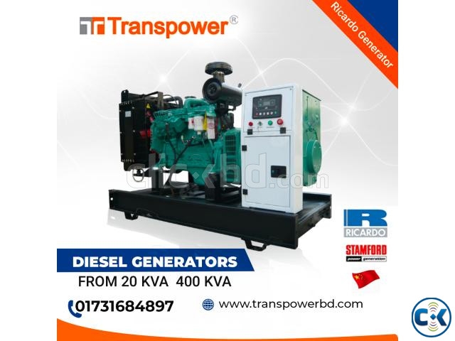 100KVA Ricardo Engine Diesel Generator China  large image 0