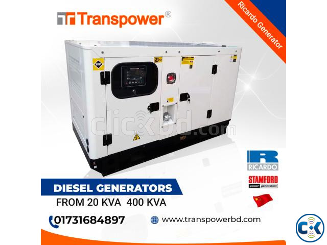 200KVA Ricardo Engine Diesel Generator China  large image 0