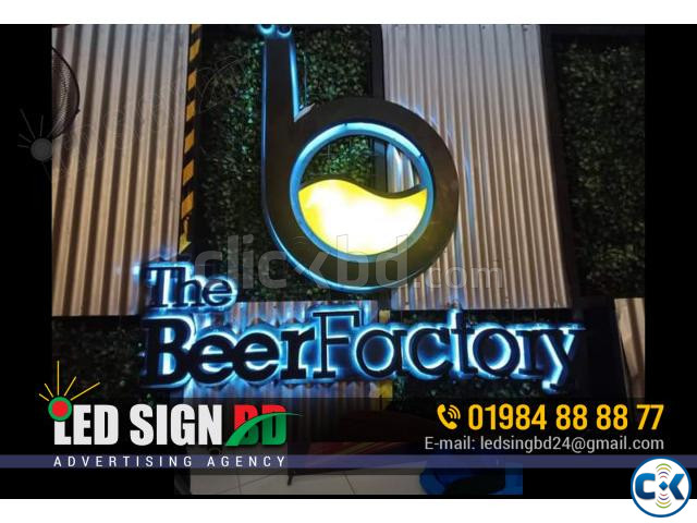 Bell Sign Acrylic high Letter SS Sing SCP Board Neon sign large image 1