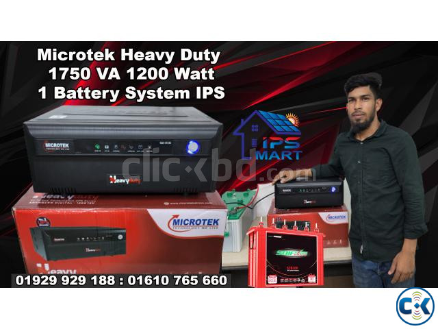 Microtek 1550 IPS 1000 Watt 1 Battery System IPS large image 2