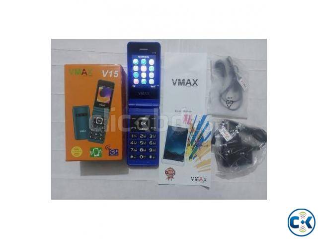 Vmax V15 Folding Phone Dual Sim With Warranty large image 0