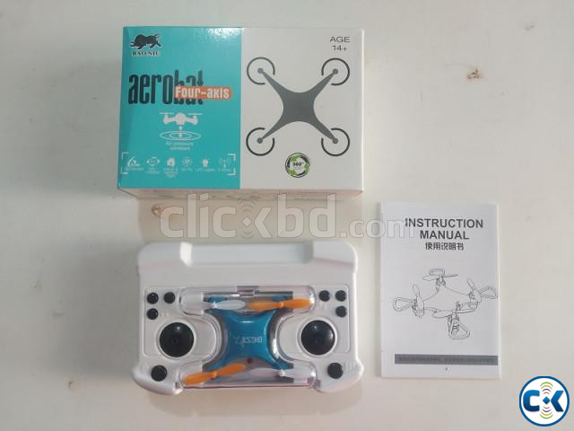 Mini Aerobat Four-axis 360 Degree Mini Drone With Remote large image 2