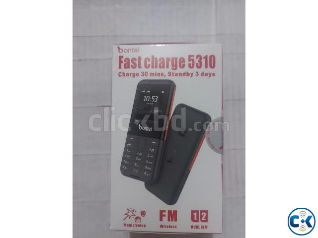 Bontel 5310 Dual Sim First Charging Phone With Warranty large image 3