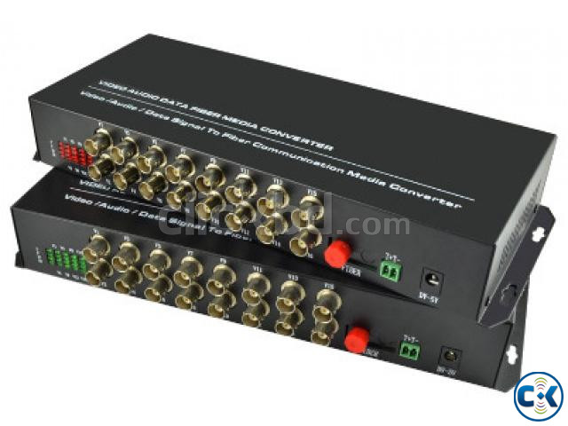 16 Channel Digital Video Optical Fiber Media Converter large image 0