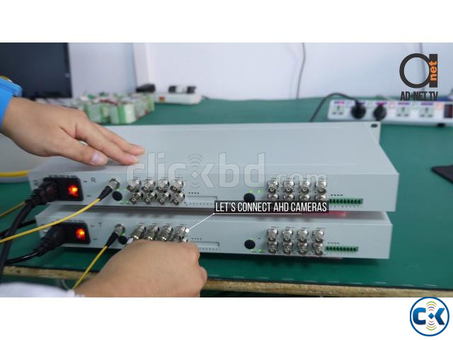 16 Channel Digital Video Optical Fiber Media Converter large image 1