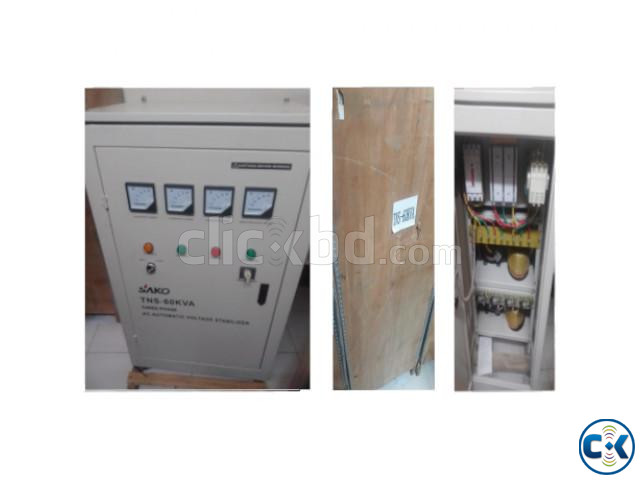 SAKO-AVR TNS-60 KVA AC Voltage Stabilizer Lift Model  large image 0