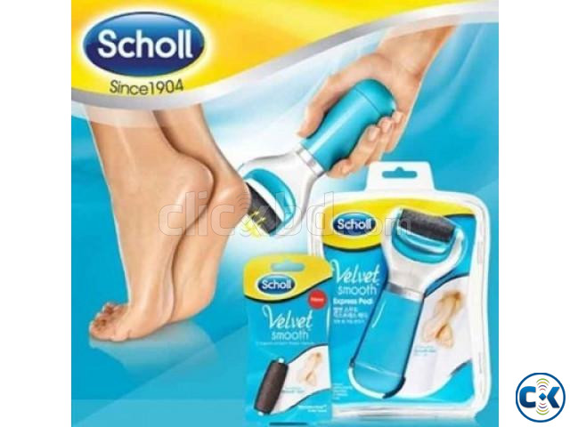 Scholl ভেলভেট মসৃণ ইলেকট্রনিক ফুট ক্লিনার large image 1