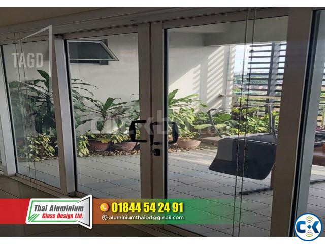 Automatic Folding Glass Door Design Glass Folding Door Glass large image 2