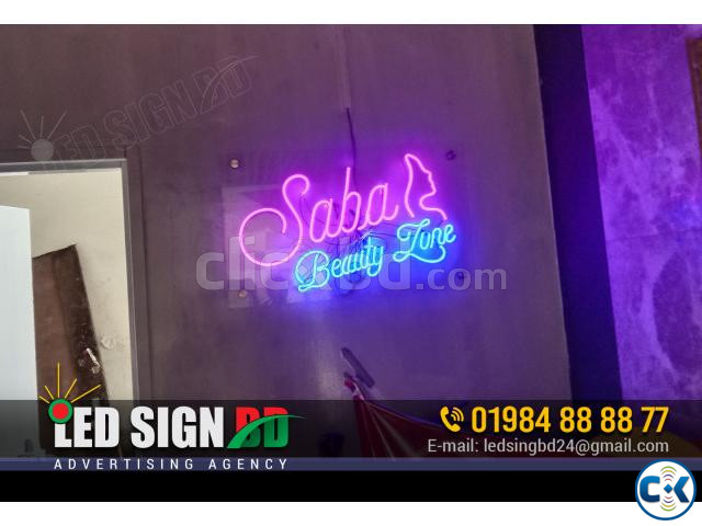 LED Sign Board Neon Sign Board SS Sign Board Name Plate large image 1