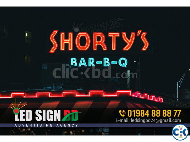 LED Sign Board Neon Sign Board SS Sign Board Name Plate large image 3