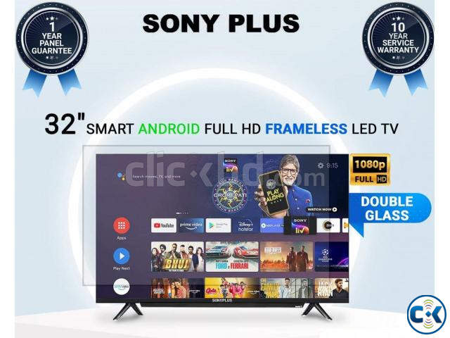Sony Plus 32 Voice Control Double Glass 2GB 16GB FHD LED large image 0