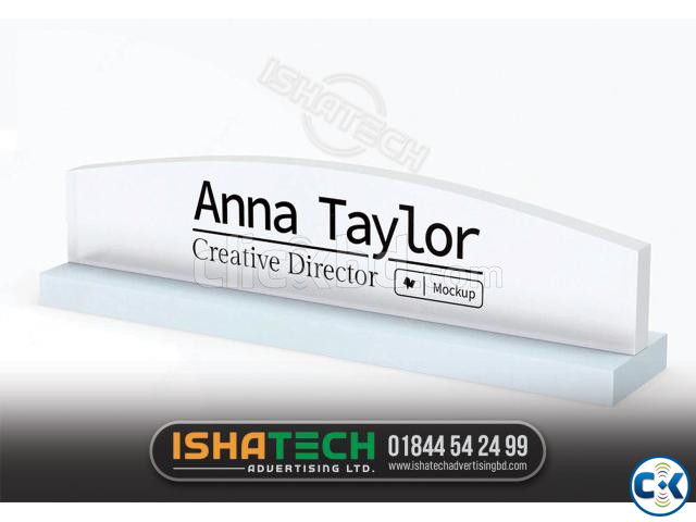 Name Plate Manufacturer Office Name Plate -Sticker large image 0