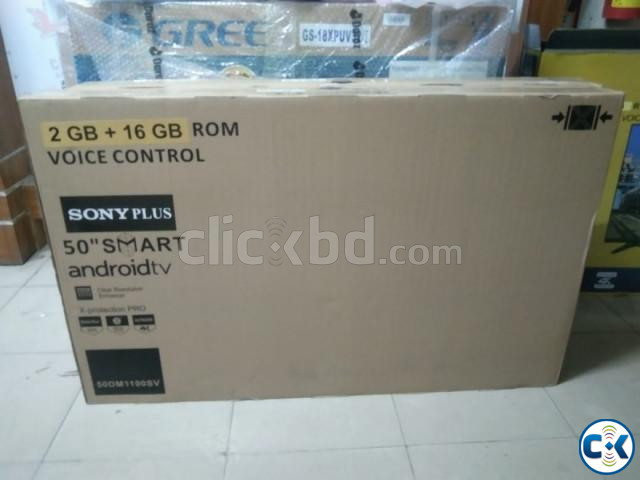 Sony Plus 50 4K Voice Control Android Smart TV large image 2