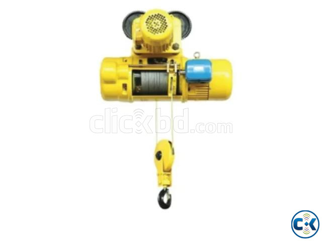 1 Ton Electric Wire Rope Hoist with trolley large image 0