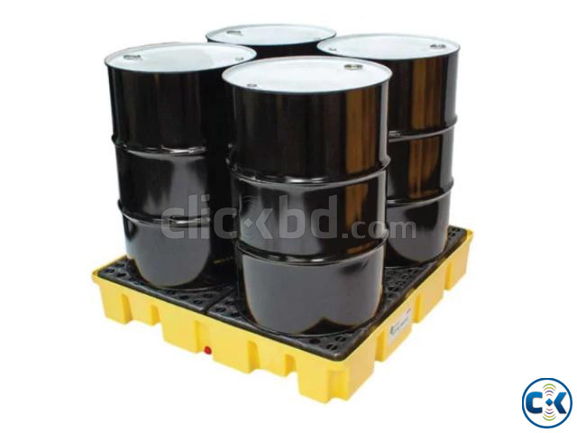 4 Drum Spill Containment Pallet large image 0