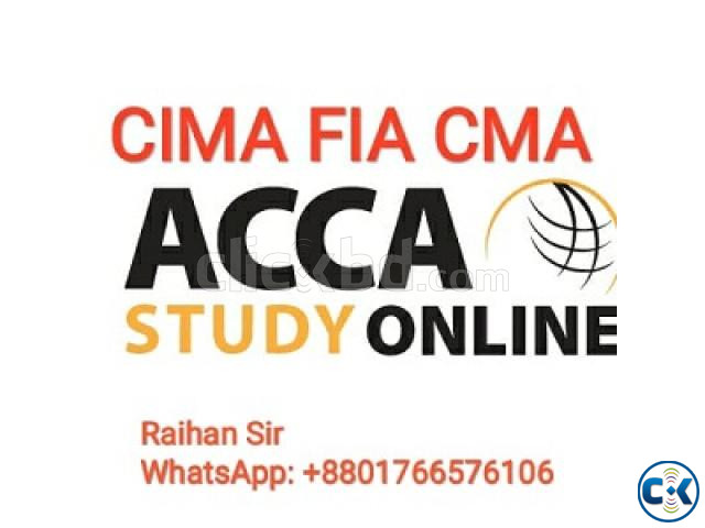 ACCA FIA FD CAT CIMA CMA ICAEW Private Tuition large image 4