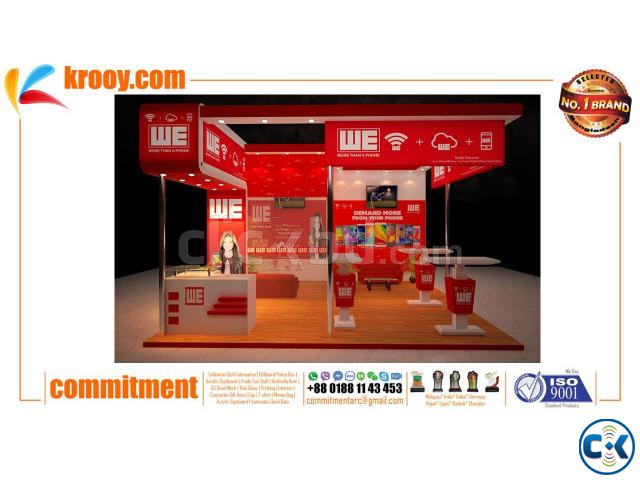 Trade fair stall trade fair exhibition Stall Fabrication large image 4