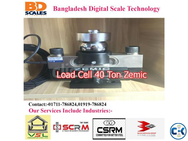 Load Cell 40 Ton Zemic-USA large image 0