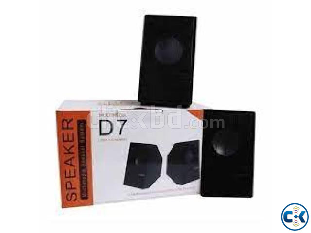 D7 Multimedia Speaker with Mini USB 2.0 - Bluetooth Speaker large image 0