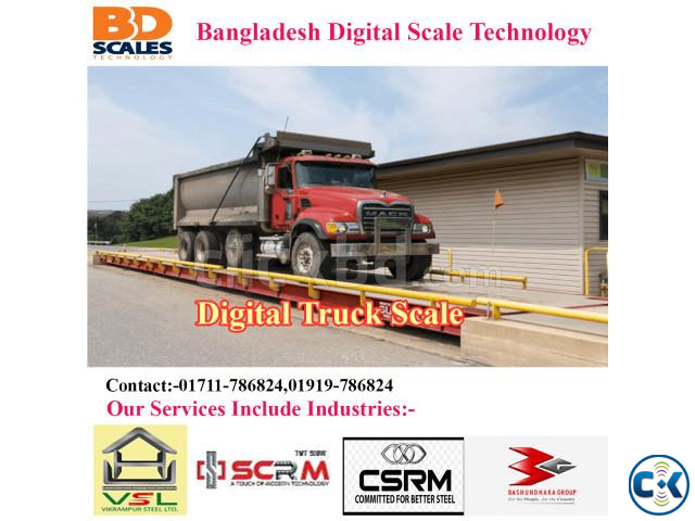 Digital Truck Scale 3X9M 60 Ton Capacity large image 1