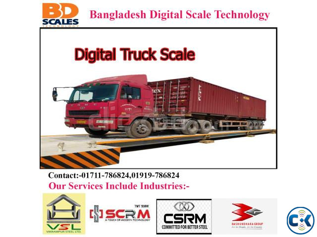 Digital Truck Scale 3X7M 40 Ton Capacity large image 1