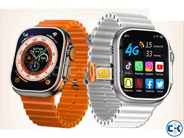 S8 Ultra 4g Smartwatch 1GB RAM Wifi Playstore Single Sim Dua large image 1
