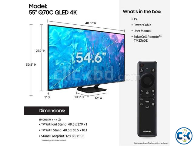 55 Q70C Qled 4K Smart TV Samsung large image 2