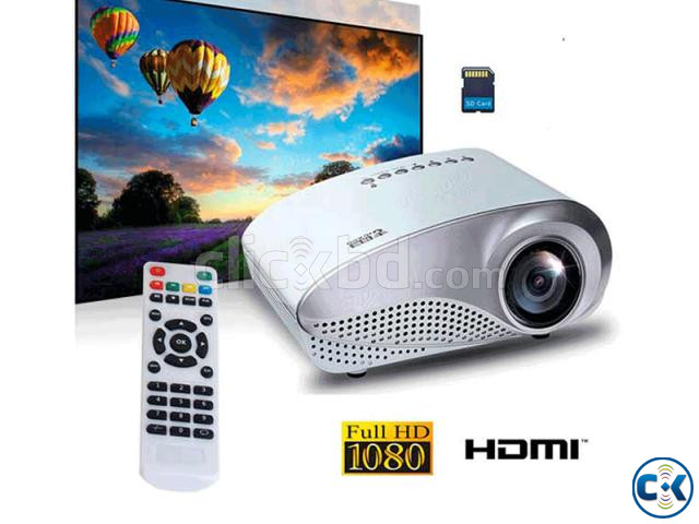 RD802 Mini Projector 1080P Build in TV Port large image 0