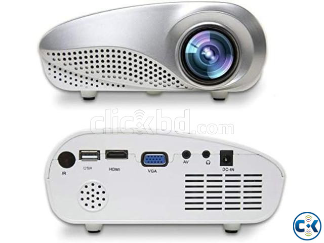 RD802 Mini Projector 1080P Build in TV Port large image 3